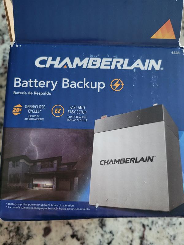 Chamberlain Chamberlain Garage Door Opener Battery in the Garage Door ...