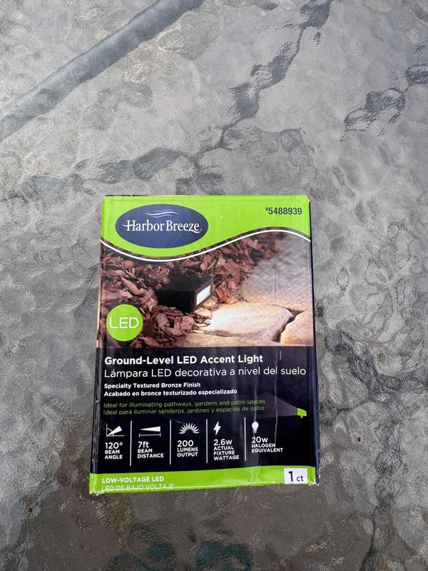 Harbor Breeze 200-Lumen 2.6-Watt Specilaty Textured Bronze