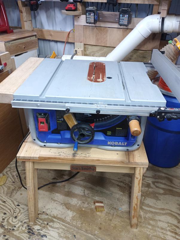 Kobalt 10-in 15-Amp 120-Volt Corded Portable Benchtop Table Saw TS10602 ...