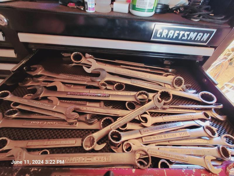 CRAFTSMAN 10 Piece Set 6 point Metric Crowfoot Open End Wrench CMMT12053LZ at Lowes
