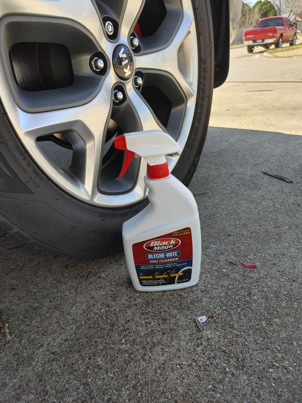 BLACK MAGIC BLECHE-WITE TIRE CLEANER REVIEW! 