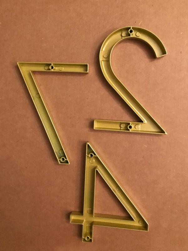 Origin 21 Urbana Park 5-in Gold Number 5 33725PYBLG at Lowes.com