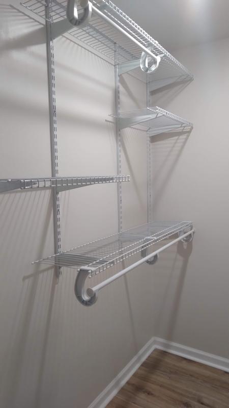 ClosetMaid ShelfTrack 2-Shelf Nickel Wire Shelving Unit - On Sale - Bed  Bath & Beyond - 11591324