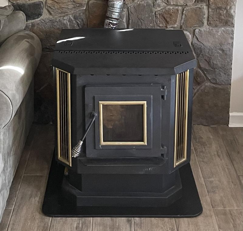 HY-C Ul1618 Type 2 - Gray Slate Tile Stove Board - 36 x 48