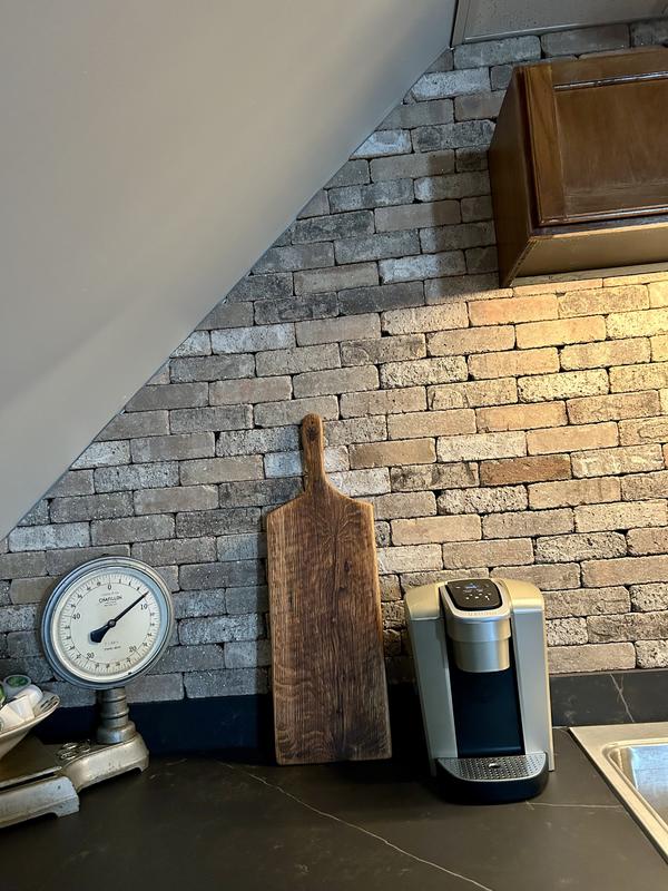 General Shale Providence Series 50-Pack Stillwater 1/2-in x 8-in Tumbled Ceramic Brick Look Wall Tile