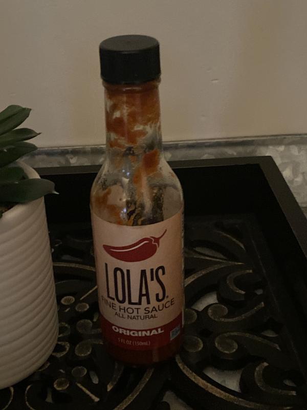 Lola's Fine Hot Sauce Lola's Original Hot Sauce 5oz - All-Natural,  Plant-Based, Keto, Low Sodium, Gluten-Free