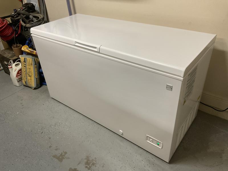 Kenmore Garage Ready 14 8 Cu Ft Manual Defrost Chest Freezer White
