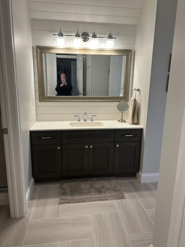 Style Selections Santori Stone 4-mil x 12-in W x 24-in L Groutable Water Resistant Peel and Stick Luxury Vinyl Tile Flooring