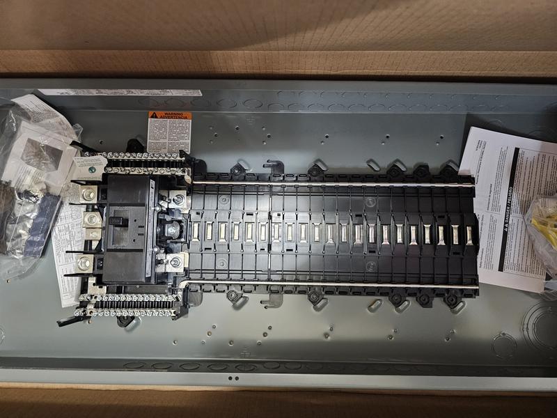 Square D QO 200-Amp 42-Spaces 42-Circuit Indoor Convertible Main