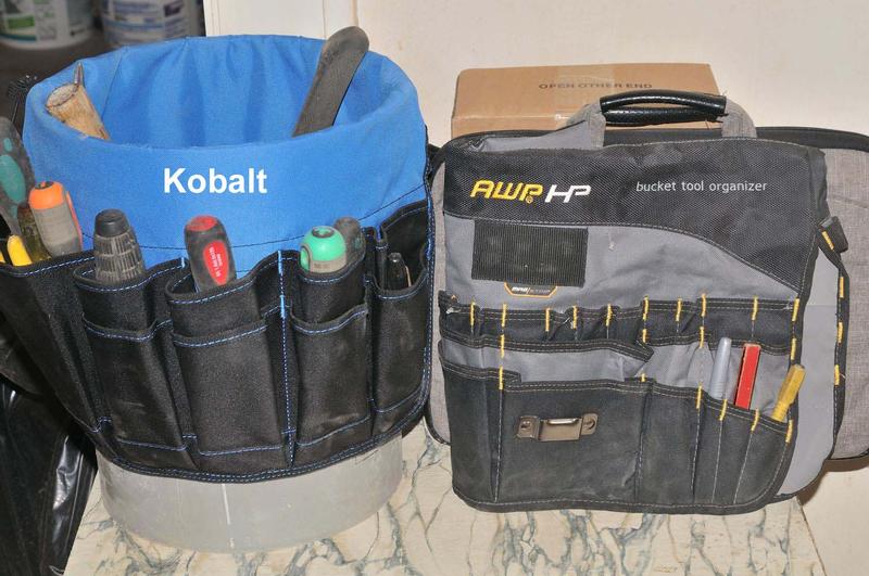 Kobalt Blue Black Polyester 18-in 5-Gallon Bucket Organizer in the Tool  Bags department at