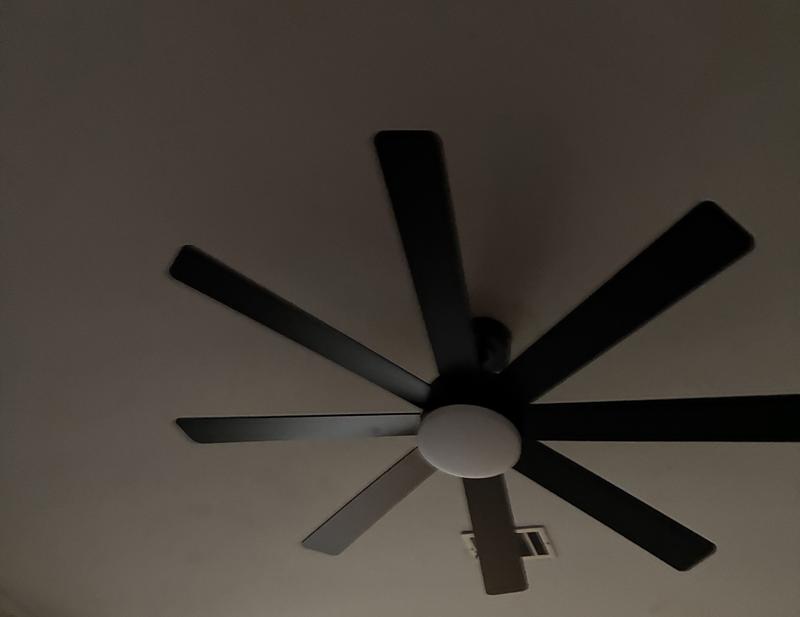 Globe Electric Colossus 60-in Matte Black with Matte Blades Color ...