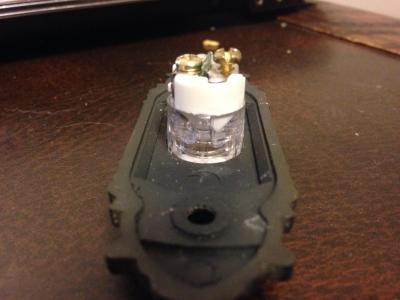Utilitech UT WIRED PUSH BUTTON LT AQ BRASS at Lowes.com