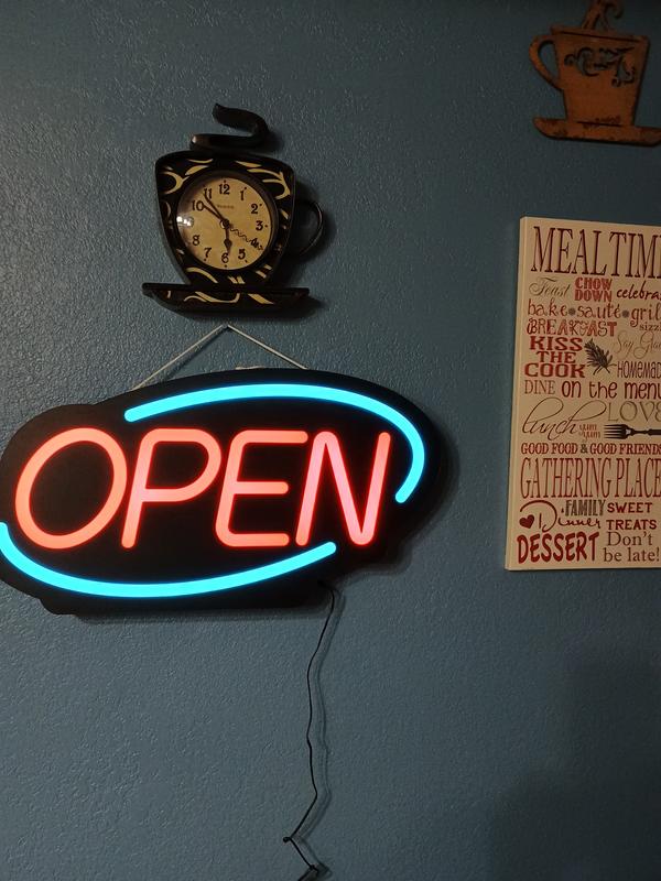 Utilitech 11.61-in Multi-function LED Open Lighted Sign 8403801330