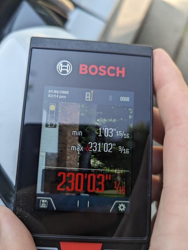 Bosch BLAZE Outdoor Laser Measure w/ Camera, 12V, 400-ft Max (Bosch  GLM400CL)