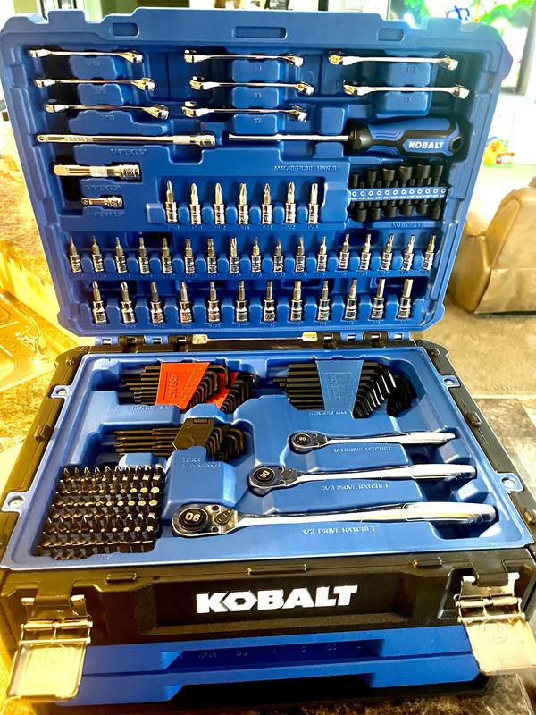 人気ブランドの Kobalt 129-Piece Standard (SAE) and Metric Polished