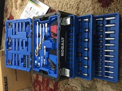 Kobalt 319 Piece Standard SAE and Metric Combination Polished