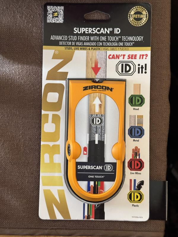 Zircon SuperScan 1.5-in Scan Depth Metal and Wood Stud