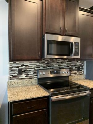 American Olean Mosaic Chateau Emperador 12-in x 12-in Glossy Glass Linear Tile (0.94-sq. ft/ Piece)