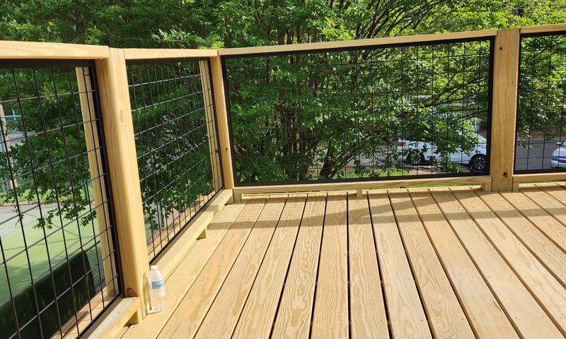 Wild Hog 6-ft x 36-in Black Aluminum Deck Rail Kit in the Deck Railing ...