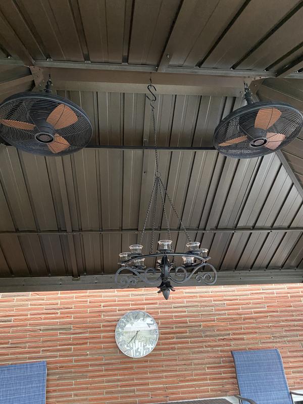 Allen Roth Valdosta 20 In Oil Rubbed Bronze Outdoor Ceiling Fan