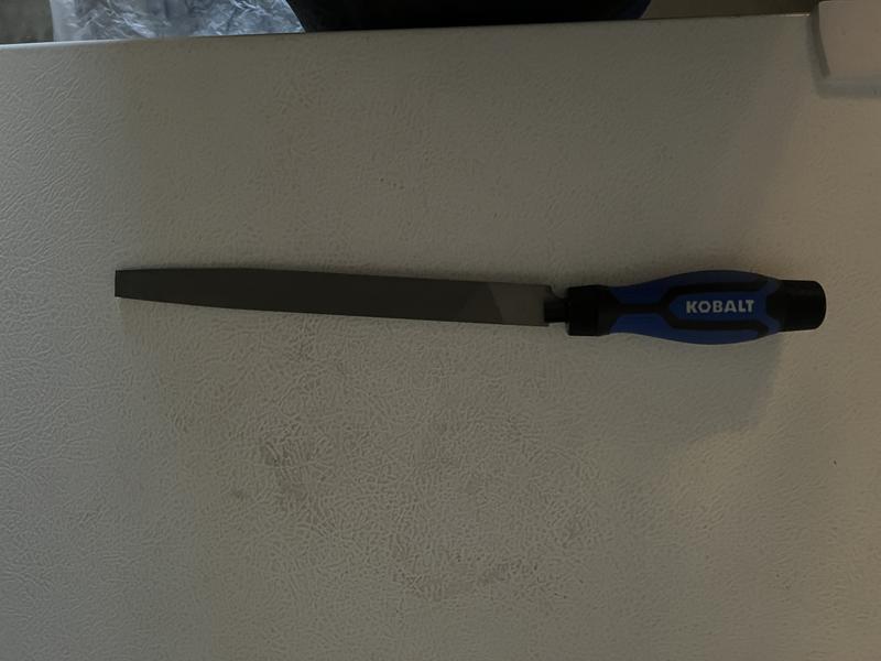 Shop Kobalt 5.5-in. Single-cut Smooth File Set with File Handle File at ...