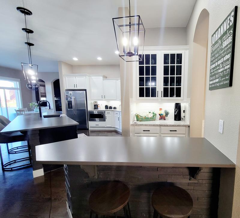 Silestone 4 In. x 6 In. Copper Mist Quartz Brown Kitchen Countertop ...