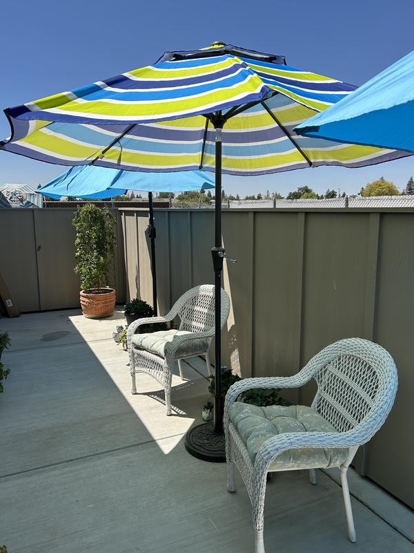 4 half patio umbrella Qidvol Rectangle Outdoor Half Umbrellas with Base for Balcony, Table, Garden, Deck, Porch, Rectangular Canopy 6ft/8ft, Height Adjustable (Color : Green, Size : Small) : Patio, Lawn 5 steel ribs with rust Patio Umbrella Half Round Outdoor