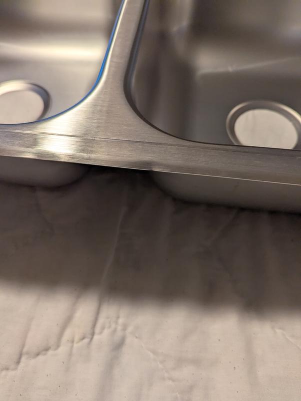 18 Gauge Stainless Steel 33x19 Inch Undermount Double Bowl Kitchen Sink (60/40) With 9 Inch Deep - View #6