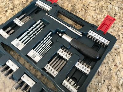 Bosch Screwdriver Bit Set 91 Piece in the Screwdriver Bits