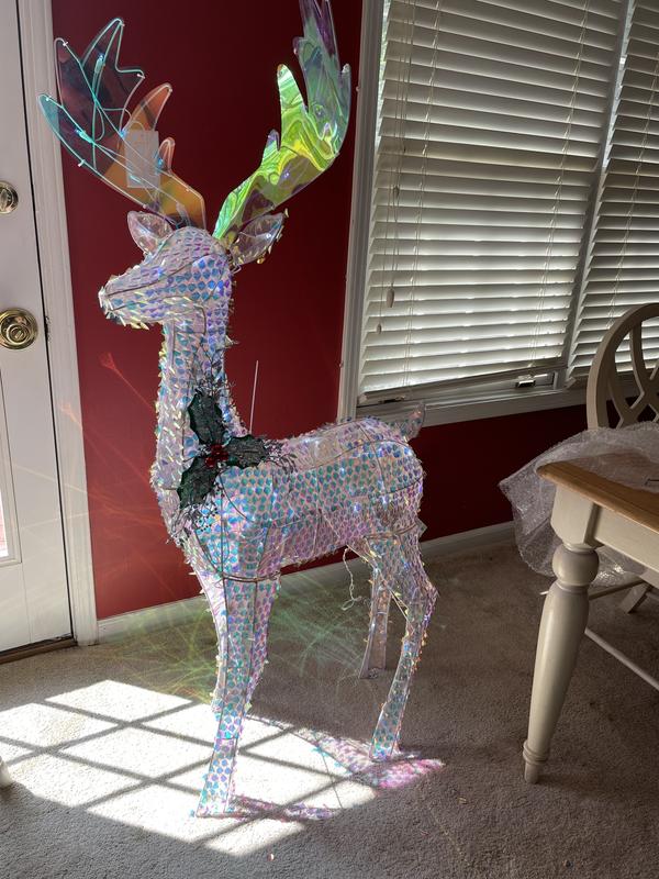 LightShow Colossal Iridescent Buck Outdoor Christmas Decoration, The Home  Depot Canada