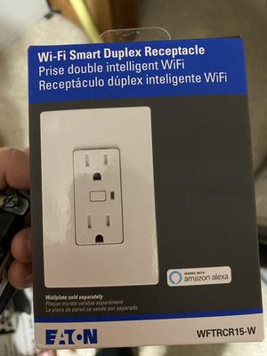 Cooper Wftrcr15-B-Sp-L Wi-Fi Smart Receptacle, Brown