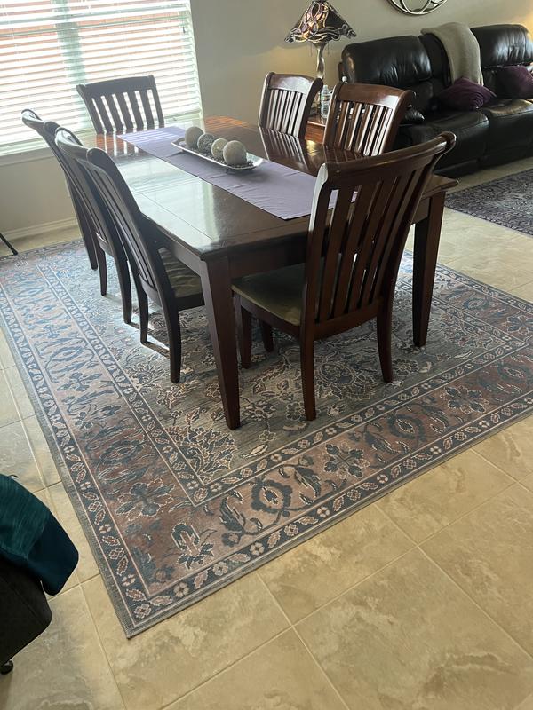 JONATHAN Y WASHABLE Victoria Ornate Persian All-Over 2.92-ft x 5-ft ...