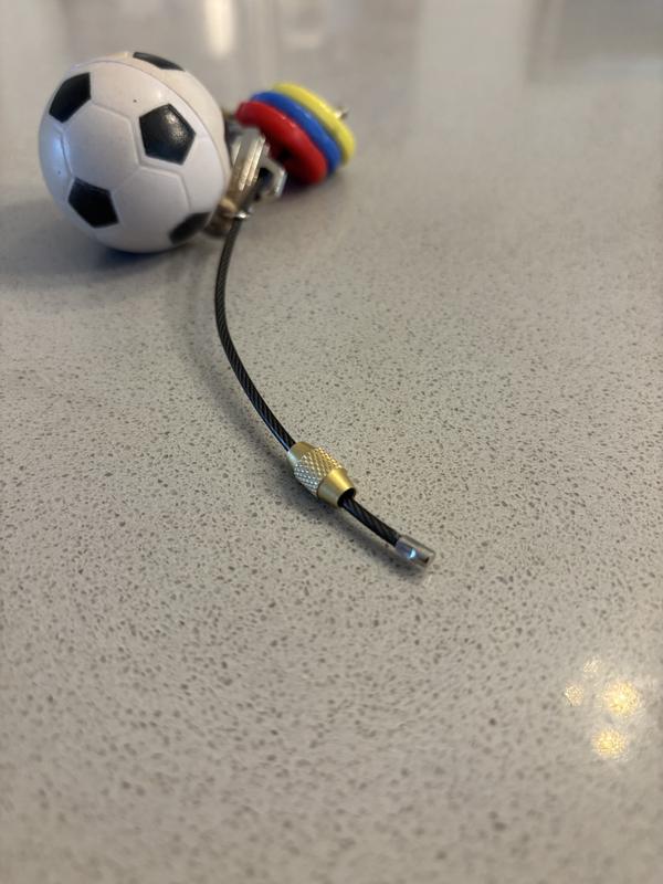 Minute Key Black Cable Ring 9986944 at Lowes.com