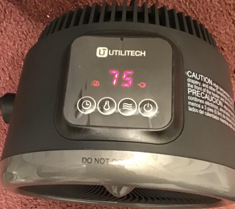 Utilitech Up to 1500-Watt Fan Baseboard Indoor Electric Space Heater with  Thermostat in the Electric Space Heaters department at Lowes.com