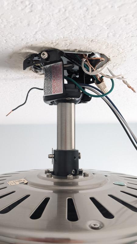 Progress Lighting AirPro Builder Fan 52-in Brushed Nickel with Silver ...