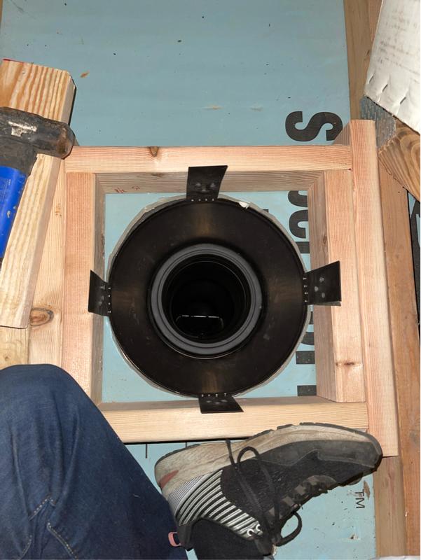 SuperVent 5-Piece Chimney Pipe Accessory Kit for Ceiling Support ...