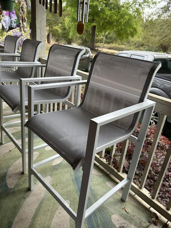 Shop Style Selections Traverse Bay 5-Piece Patio Bistro Grey