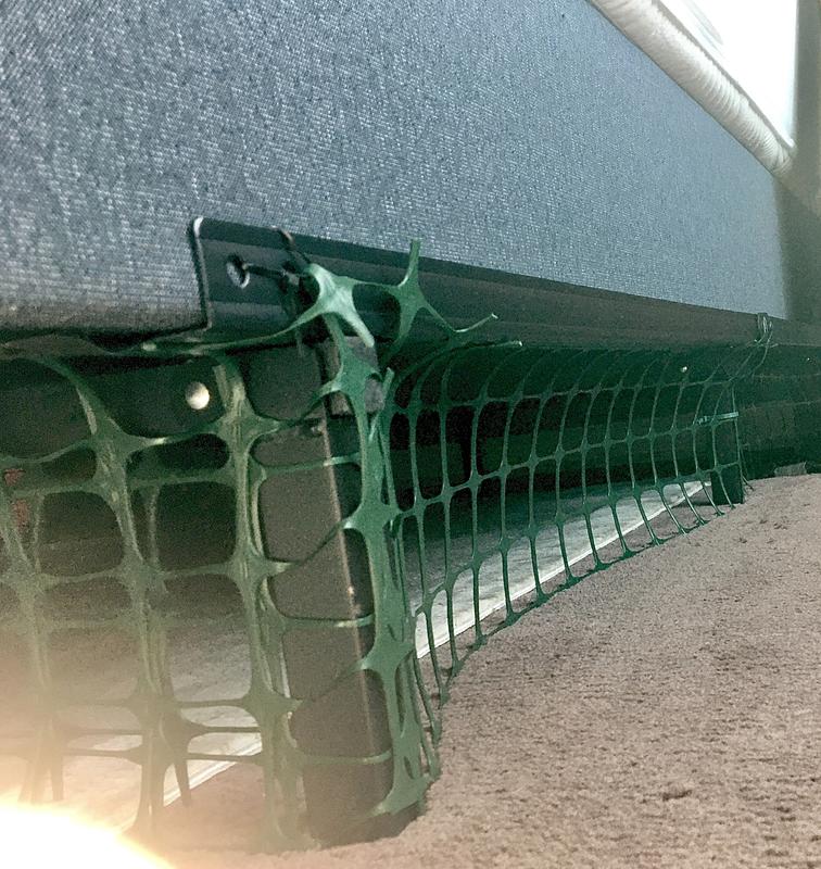 Tenax Green HDPE Extruded Mesh Rolled Fencing 2-in x 2-in - 25 Ft Long