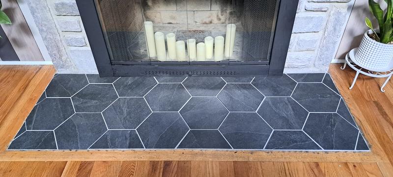 Satori Cosmo Argento 8-in x 10-in Matte Porcelain Hexagon Floor and Wall Tile (0.44-sq. ft/ Piece)