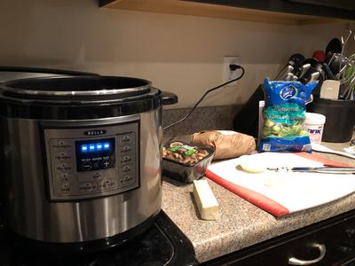 BELLA 8-Quart Programmable Electric Pressure Cooker at