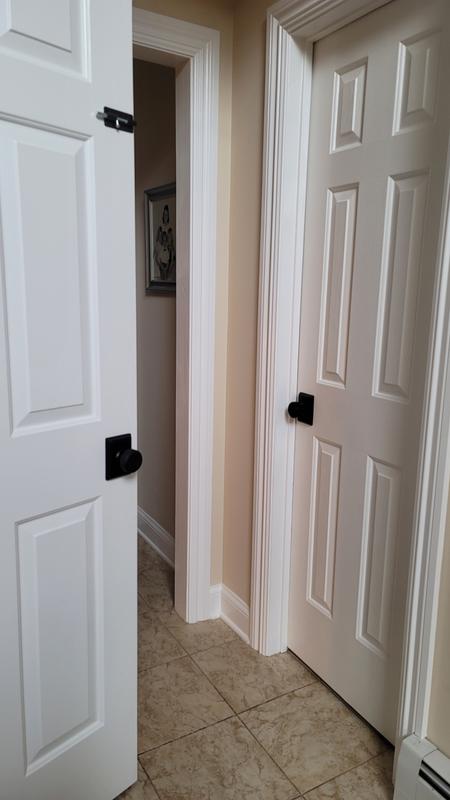 Schlage Bowery-Addison Matte Black Interior Bed/Bath Privacy