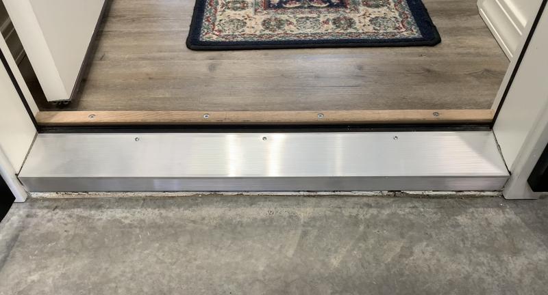 M-D 72-in x 4.5-in Aluminum Door threshold (Installation Method ...