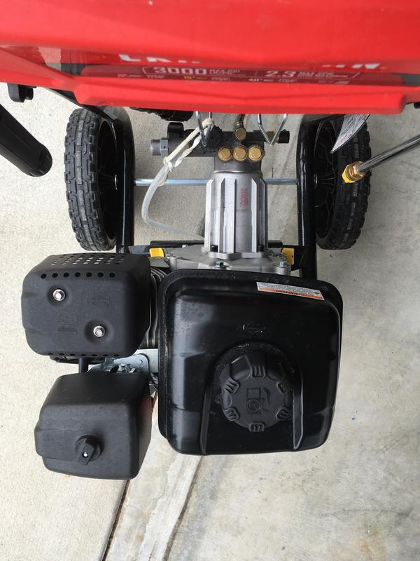 CRAFTSMAN 3000 PSI 2.3-GPMs Cold Water Gas Pressure Washer with 4 Spray ...
