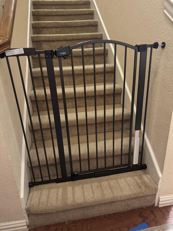 Regalo Gate Extension 6-in x 36-in Pressure/Hardware Mounted Bronze ...