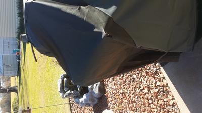 Char Broil 67 in W x 45.25 in H Black Gray Gas Grill Cover at