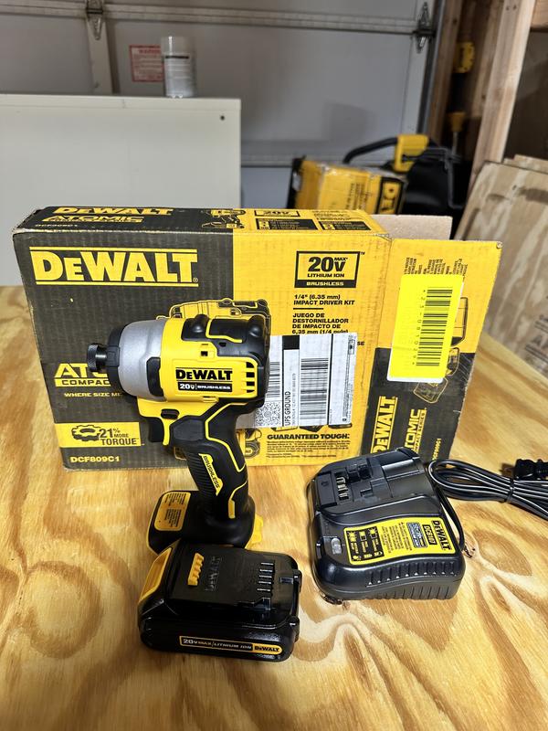 3-Speed Brushless Cordless Impact Driver, ¼” Hex, 20V