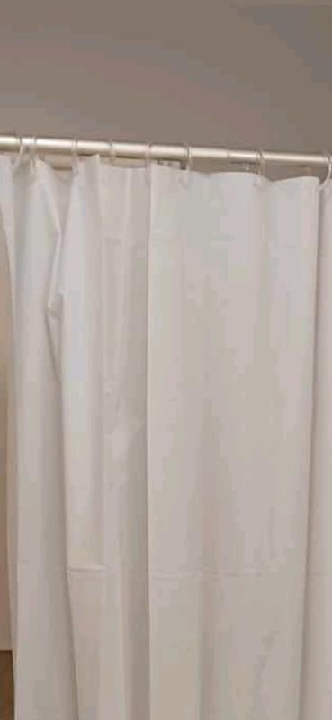 Bath Bliss Acrylonitrile Styrene Double Sided Shower Curtain Hooks, Clear  (12 Count)