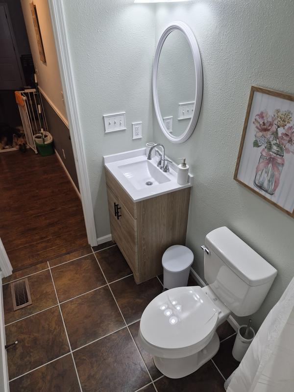 Shop Project Source Tierra Sandstone Bathroom Vanity Collection at ...