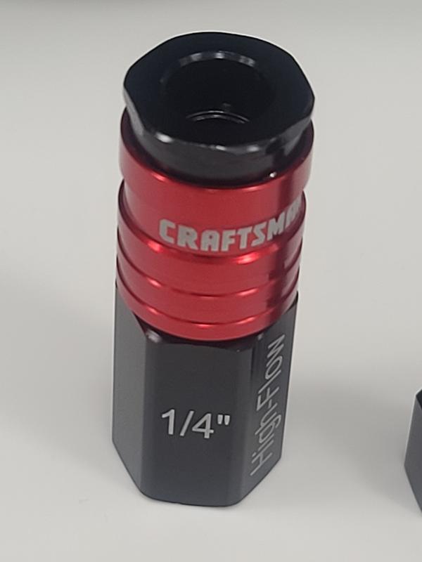 CRAFTSMAN 4-pc High-flow Fittings Kit in the Air Compressor Fittings ...