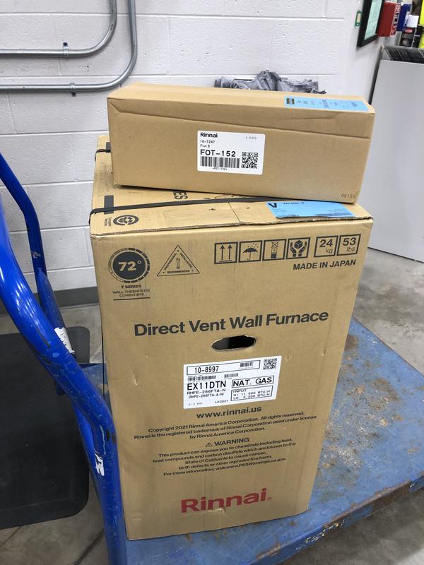 Rinnai 8000-BTU Wall-Mount Indoor Natural Gas Convection Heater